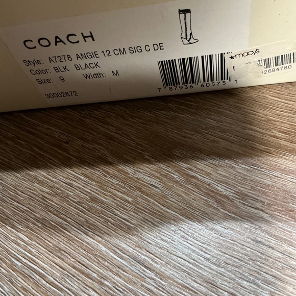 Coach Angie Y2K suede boots - Picture 7 of 7